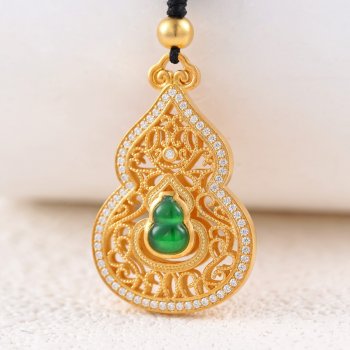 GXP1081-黄金翡翠珐琅...