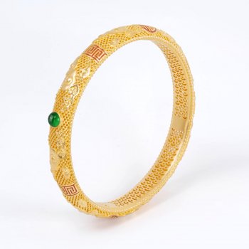 GXH1018-黄金翡翠珐琅...