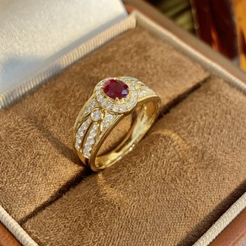 DZ563-红宝石精品戒指