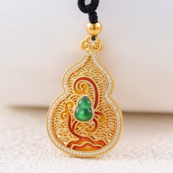 GXP1093-黄金翡翠珐琅...