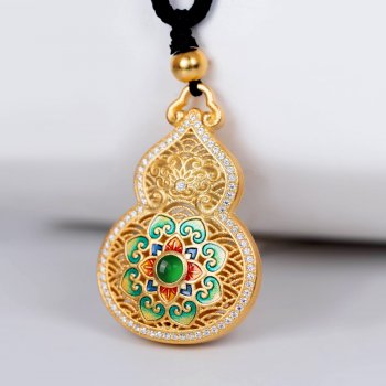 GXP1091-黄金翡翠珐琅...