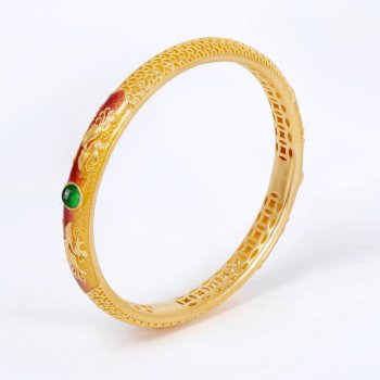 GXH1016-黄金翡翠珐琅...