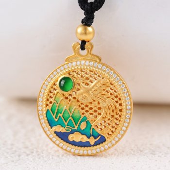 GXP1114-黄金翡翠珐琅...