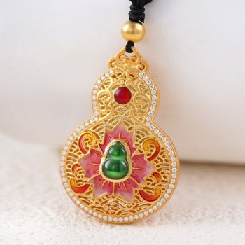 GXP1089-黄金翡翠珐琅...