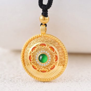 GXP1025-黄金翡翠珐琅...