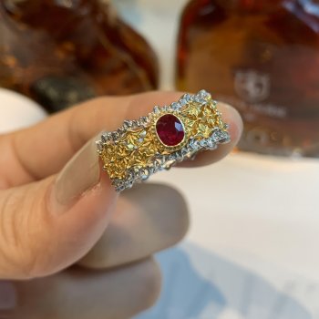 YR2881 红宝黄白分色...