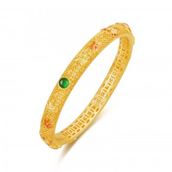 GXH1015-黄金翡翠珐琅...