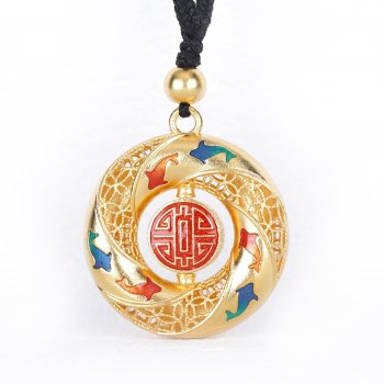 GXP1076-黄金翡翠珐琅...