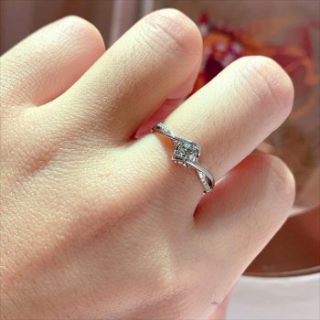 SN295A 钻石精工女戒