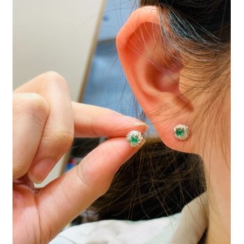 EZ08130-18K白祖母绿...