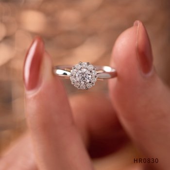 HR0830 豪华围镶女戒