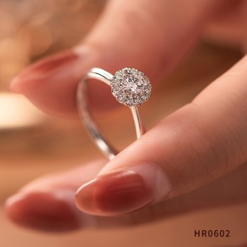 HR0602 豪华围镶女戒