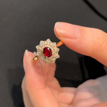 CBTHR0005 红宝精品戒...