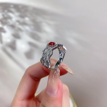 YR2558 白钻石精工红...