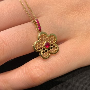 DZ529 红宝精品项链