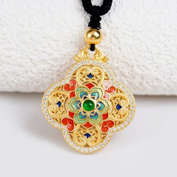 GXP1102-黄金翡翠珐琅...